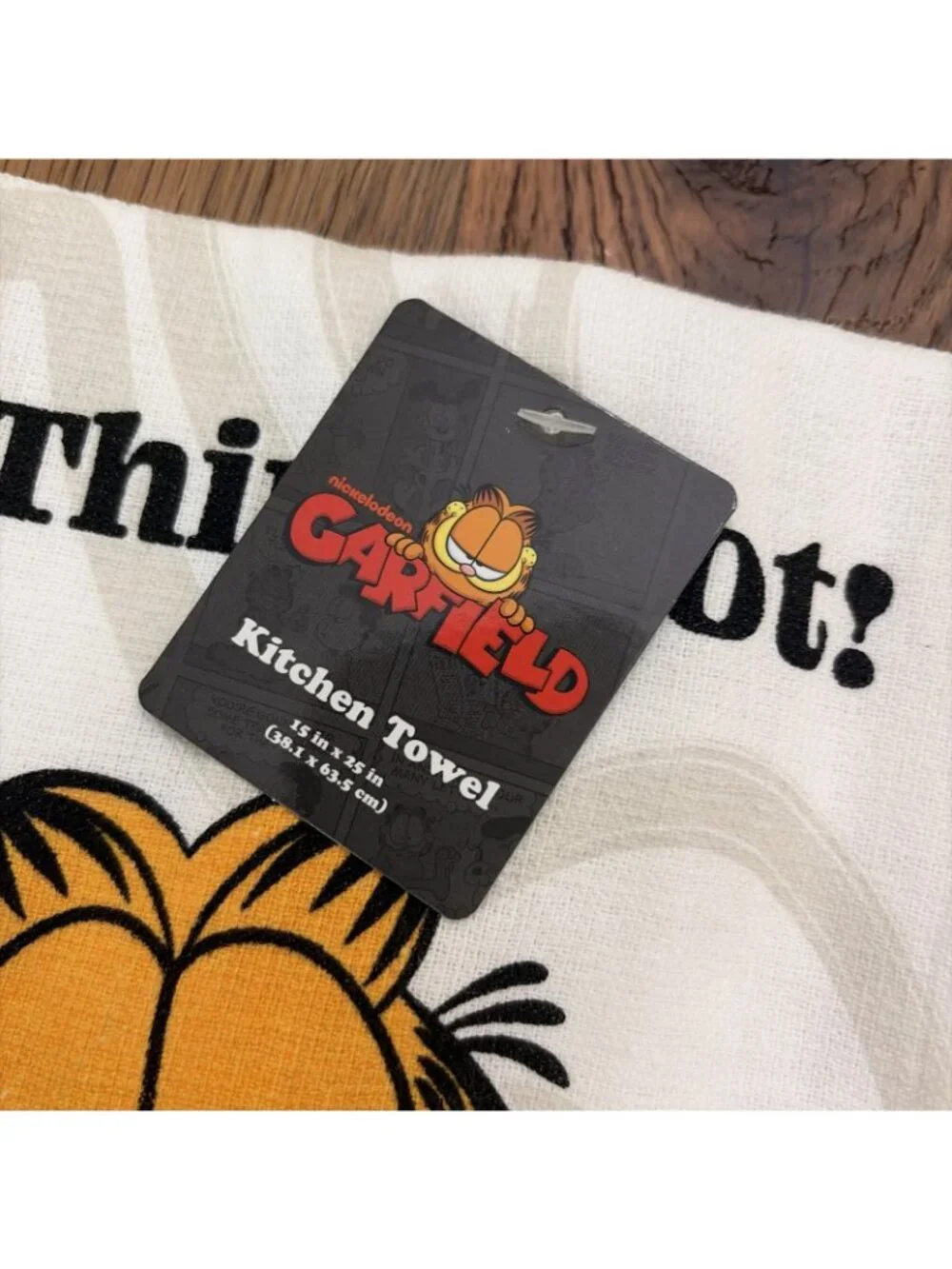 Nickelodeon Garfield Cartoon Kitchen Towel Set NWT 15x25 Inch